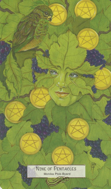 Nine of Pentacles 78 Tarot Mythical Feb 2020 review 20200117 0001