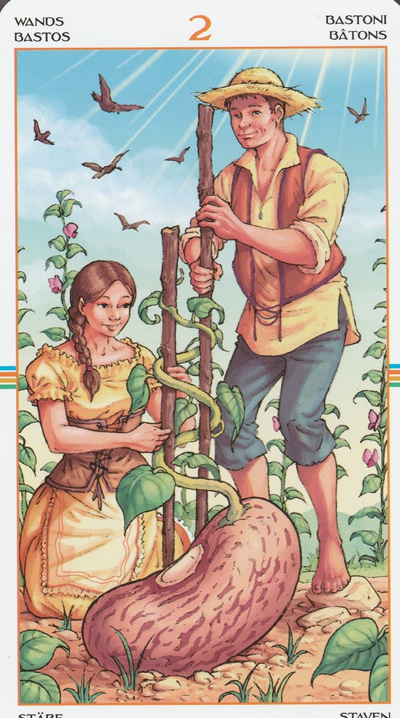 2 of Wands Wheel of the Year Tarot April Article 20180318 0001