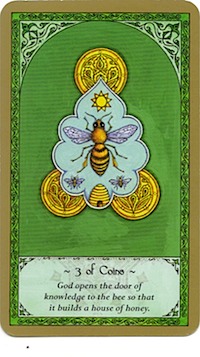 Rumi Tarot 3 of Coins