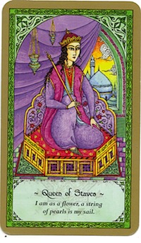 Rumi Tarot Queen of Staves