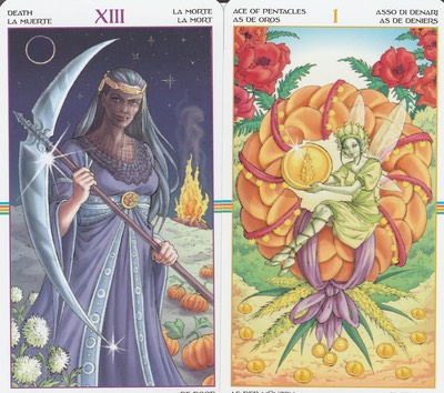 Aquarius Death Ace Pentacles Wheel of the Year Tarot May 2019 20190426 0001