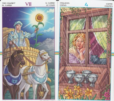 Gemini Chariot and Four Cups Wheel of the Year Tarot May 2019 20190426 0001