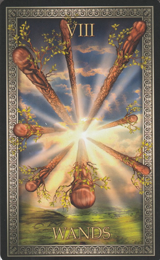 Eight of Wands Tarot Grand Luxe May 2020 20200419 0001