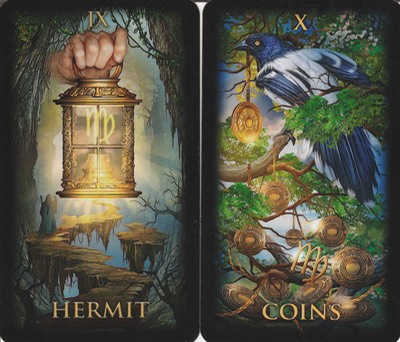 Aries Hermet and 10 Pentacles Marchetti Tarot June TS 20190511 0001