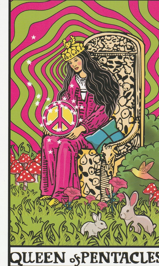 Queen of Pentacles Trippin Waite Tarot June 2019 20190511 0001