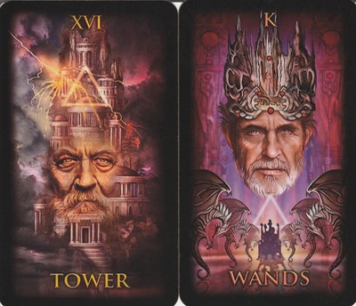 Sagittarius Tower and King of Wands Marchetti Tarot June TS 20190511 0001