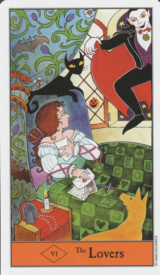 The Lovers in The Halloween Tarot 20170816 0001